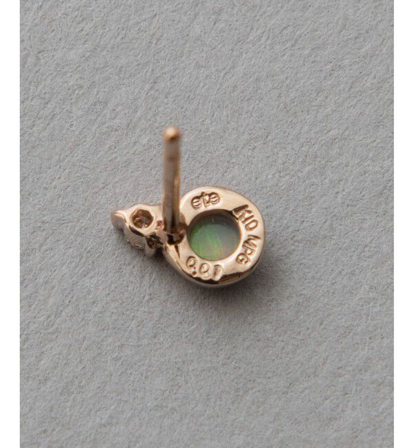 ete「K10MPG オパール ブラウンダイヤモンド ピアス」|ピアス|