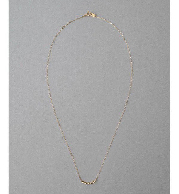 ete「K10YG レイヤー ツイスト ネックレス」|ネックレス|