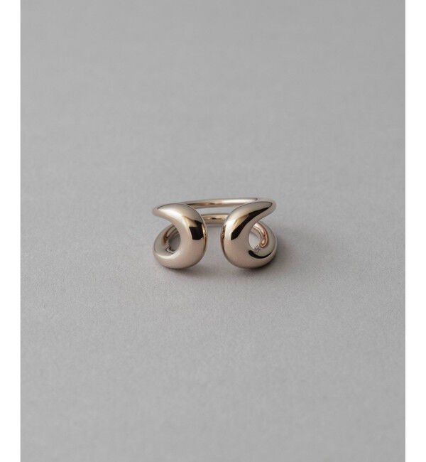 ete「[ロウ] ダブルライン リング」|リング|ゴールド系その他