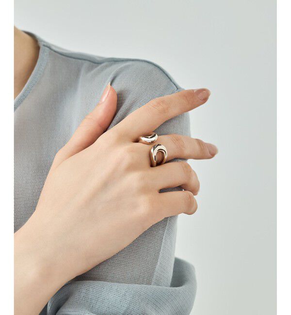 ete「[ロウ] ダブルライン リング」|リング|