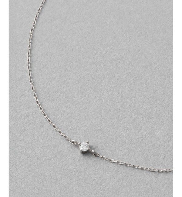 ete「[レイヤード] K10WG ダイヤモンド ブレスレット」|ブレスレット・バングル|