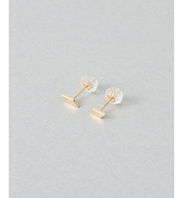 Jouete「K10YG ピアス プレート」|ピアス|