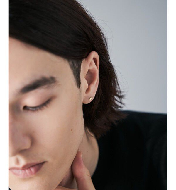 Jouete「K10YG ピアス プレート」|ピアス|