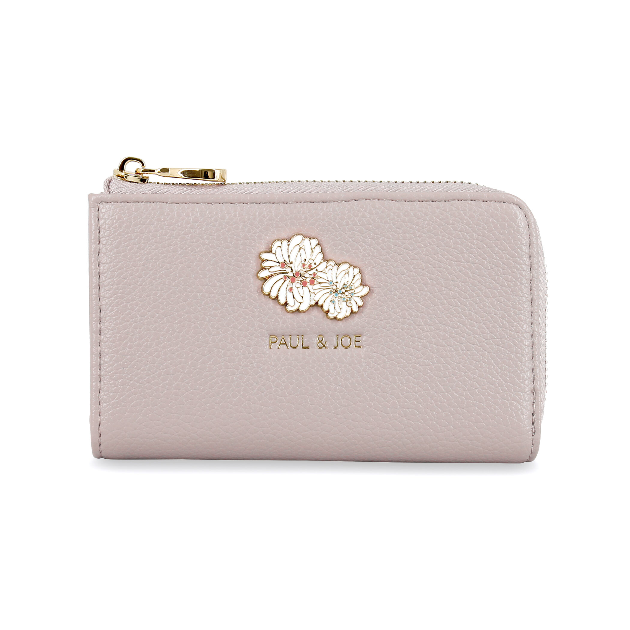 PAUL&JOE「キーケース／クリザンテーム　メタル　／ＰＡＵＬ　＆　ＪＯＥ」|コインケース|グレー