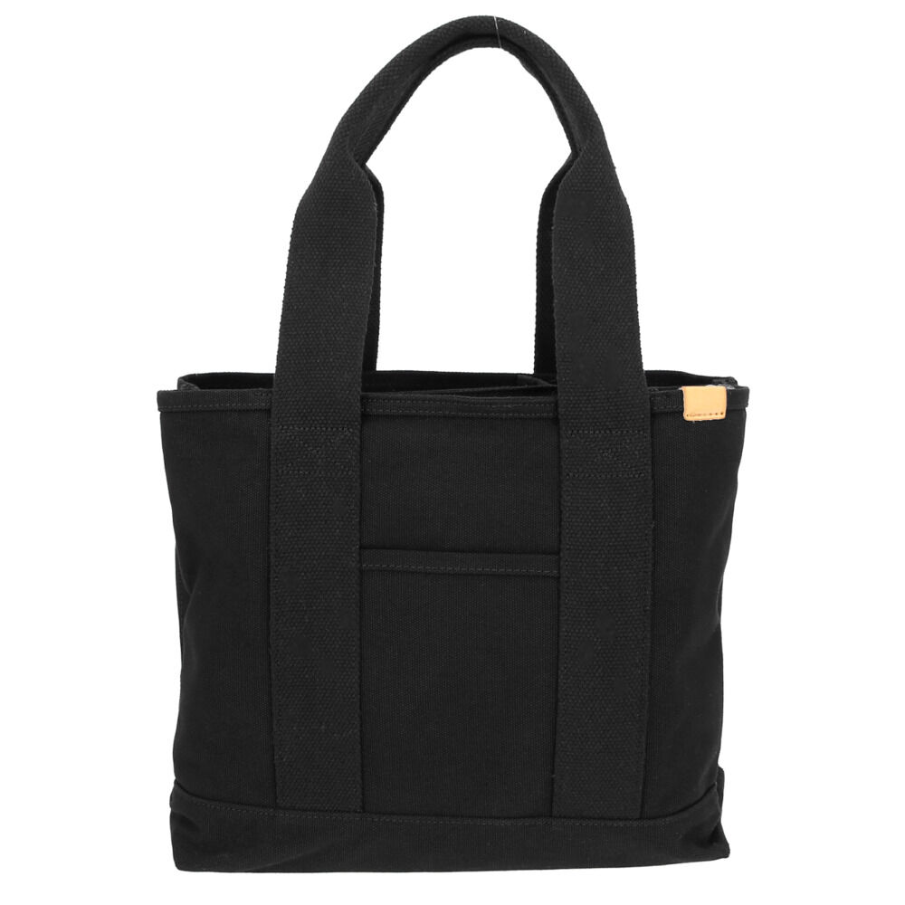 BACKYARD FAMILY「トートバッグ レディース 大きめ 通販 キャンバス 通勤 通学 A4 横 無地 大きい 大容量」|トートバッグ|ブラック1
