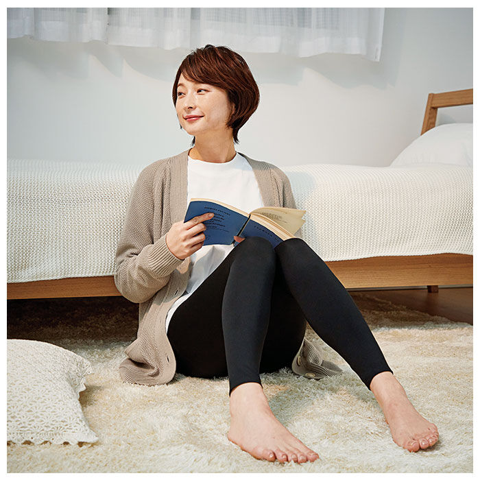 BACKYARD FAMILY「着圧レギンス タイツ 通販 補整着圧スリムレギンス タイツ トレンカ スパッツ ルームウェア」|レギンス・スパッツ|