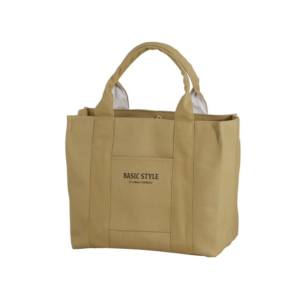 BACKYARD FAMILY「トートバッグ キャンバス a4 横 通販 レディース おしゃれ 大きめ 通勤 通学 大学生」|トートバッグ|ブラウン1