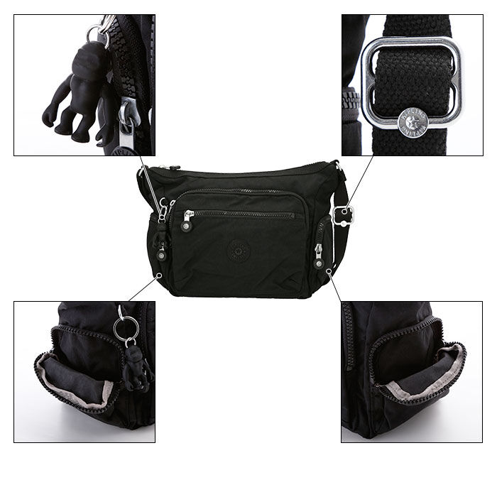 BACKYARD FAMILY「キプリング ショルダーバッグ 通販 ショルダー バッグ 斜めがけ レディース 大人 ナイロン」|ショルダー・メッセンジャー|