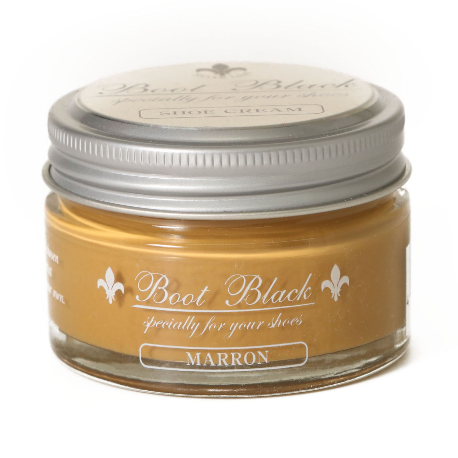 BACKYARD FAMILY「コロンブス ブートブラックシルバーライン シュークリーム 皮 シューズ 定番 シューケア用品」|シューケア|イエロー1