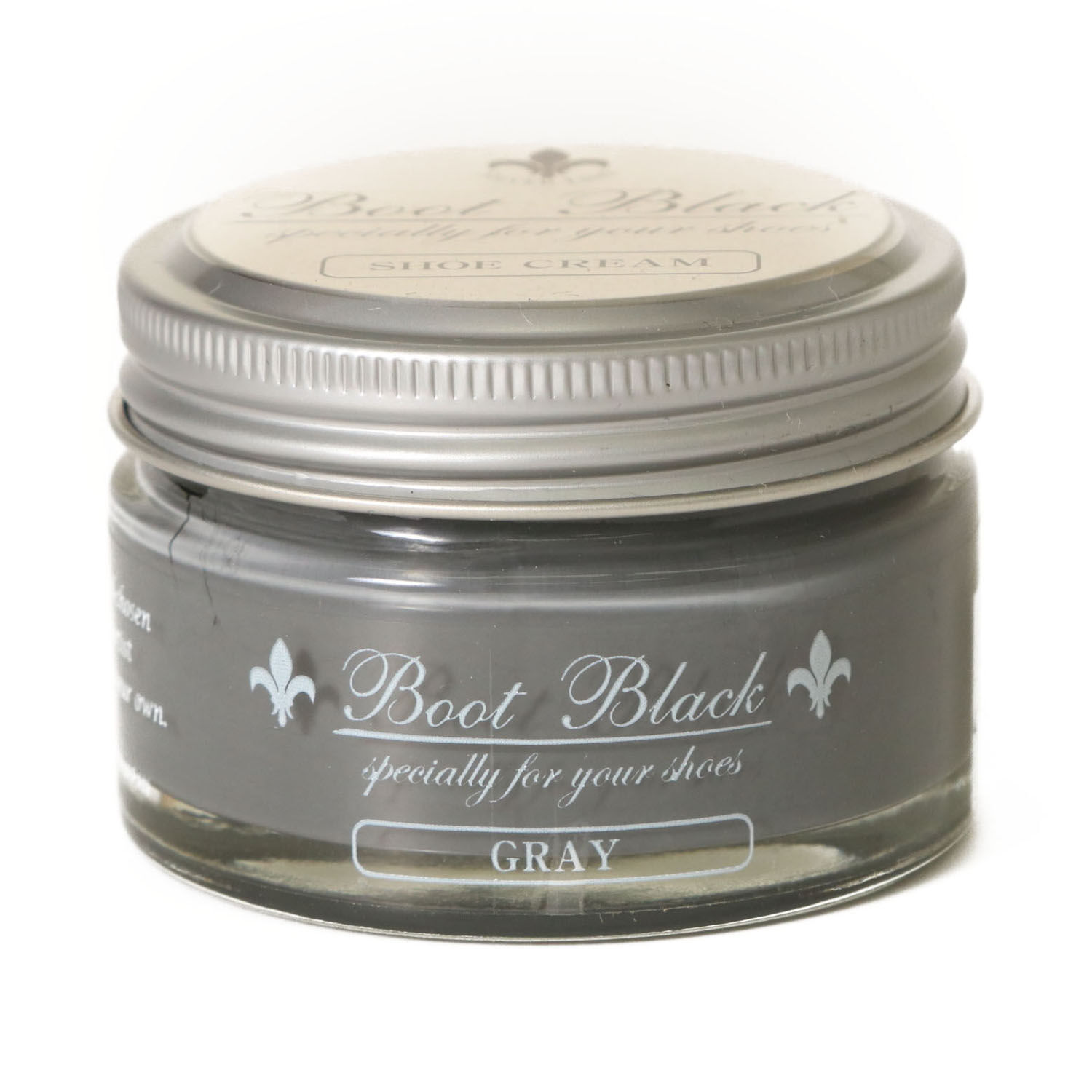 BACKYARD FAMILY「コロンブス ブートブラックシルバーライン シュークリーム 皮 シューズ 定番 シューケア用品」|シューケア|グレー1