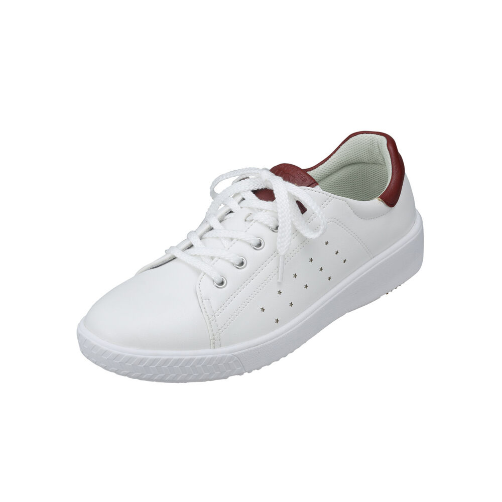 BACKYARD FAMILY「レディース シューズ スニーカー 通販 ローカット 軽量 ソフト カジュアル カジュアルシューズ」|スリッポン|レッド1