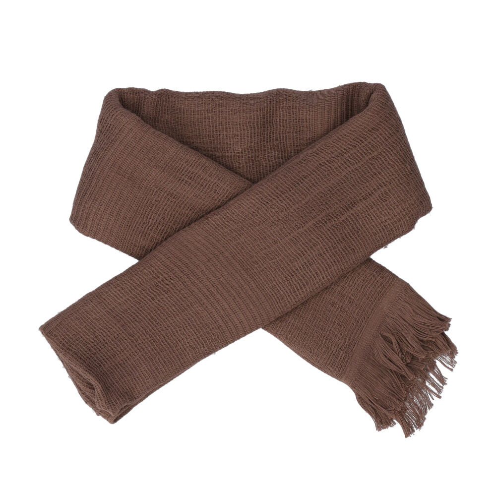 BACKYARD FAMILY「コットンマフラー 今治 通販 日本製 コットン マフラー UVカット ストール」|ストール|ブラウン3