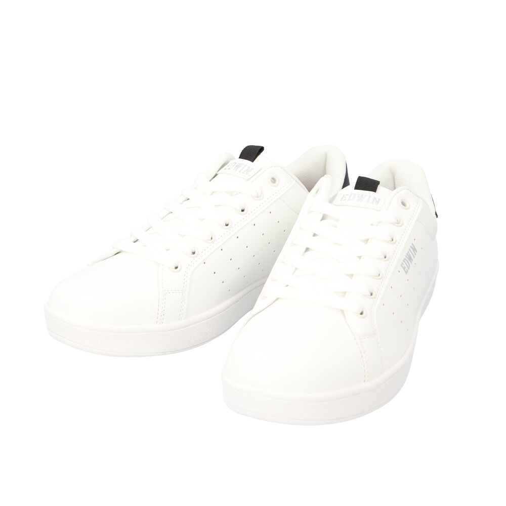 BACKYARD FAMILY「白スニーカー エドウィン 通販 EDWIN スニーカー EDW7034 靴 メンズ」|スリッポン|ホワイト1