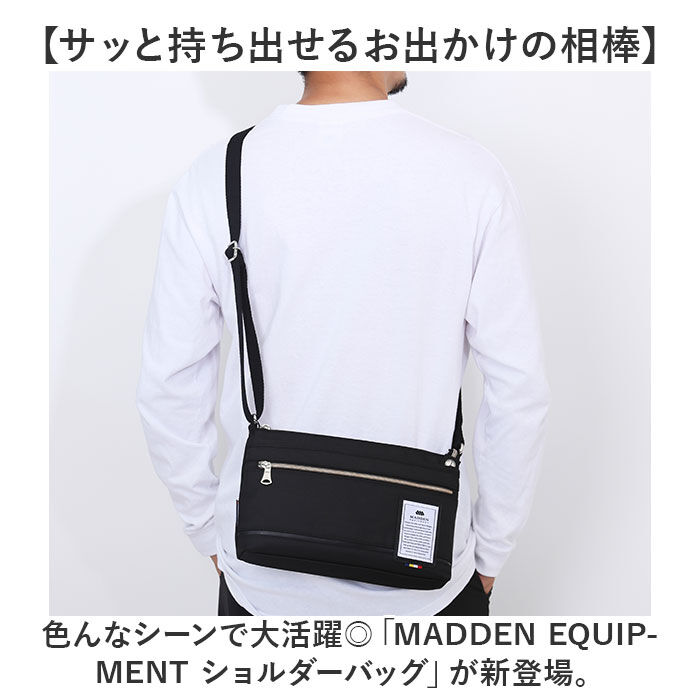 BACKYARD FAMILY「madden equipment 小さめ ショルダー NMTC-05 通販 ショルダーバック」|ショルダー・メッセンジャー|