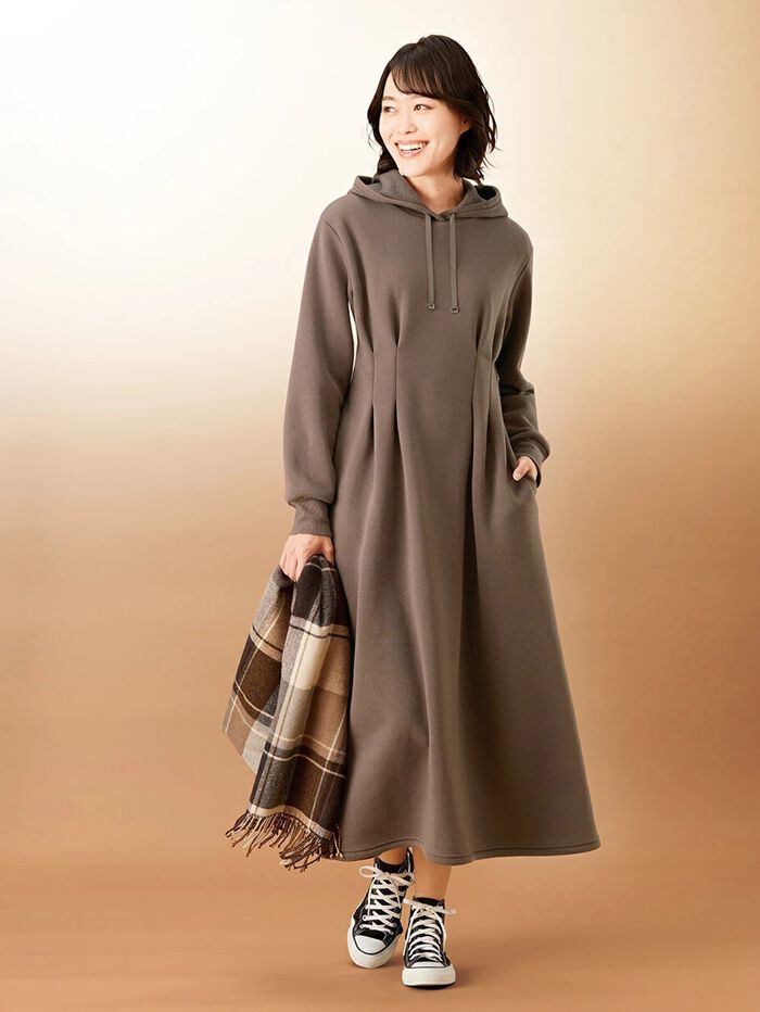 BACKYARD FAMILY「ワンピース ロング 長袖 レディース 961635 通販 ロングワンピース ロングワンピ ワンピ」|ワンピース|