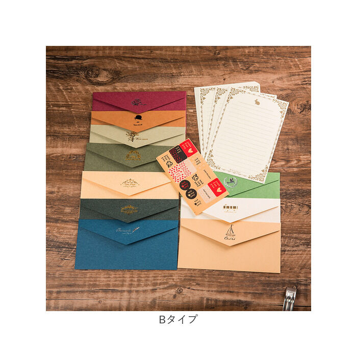 BACKYARD FAMILY「レターセット おしゃれ 通販 便箋 封筒 お手紙 レター 便せん シール付き お便り おたより」|その他|