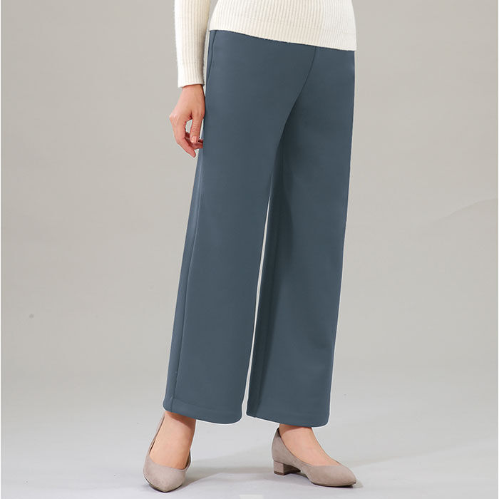 BACKYARD FAMILY「ワイドパンツ 裏起毛 レディース 通販 ワイド パンツ 長ズボン ズボン カジュアルパンツ」|その他|