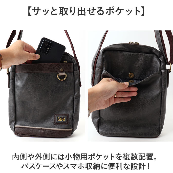 BACKYARD FAMILY「Lee リー ショルダーバッグ 通販 バッグ ショルダーバック メンズ レディース 斜めがけ」|ショルダー・メッセンジャー|
