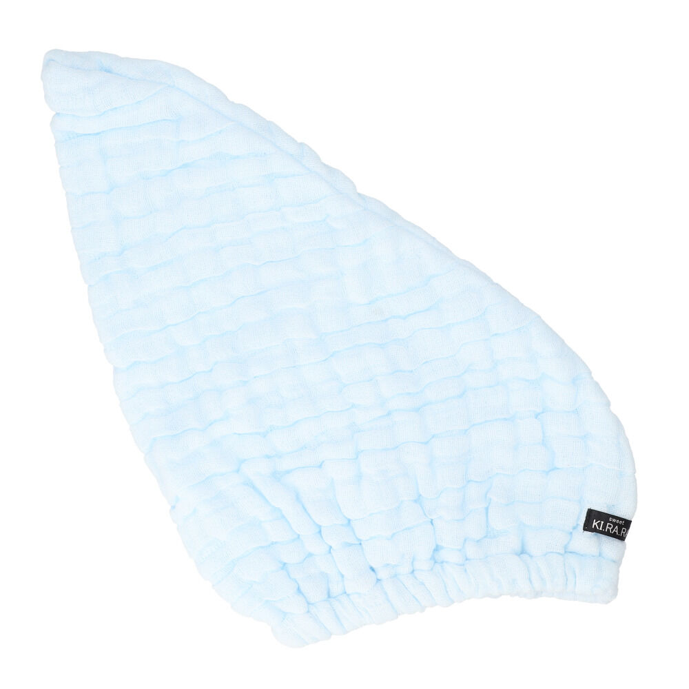 BACKYARD FAMILY「ヘアキャップ タオルキャップ 通販 日本製 国産 ヘアタオル ナイトキャップ 大人 スイミング」|タオル|ブルー1