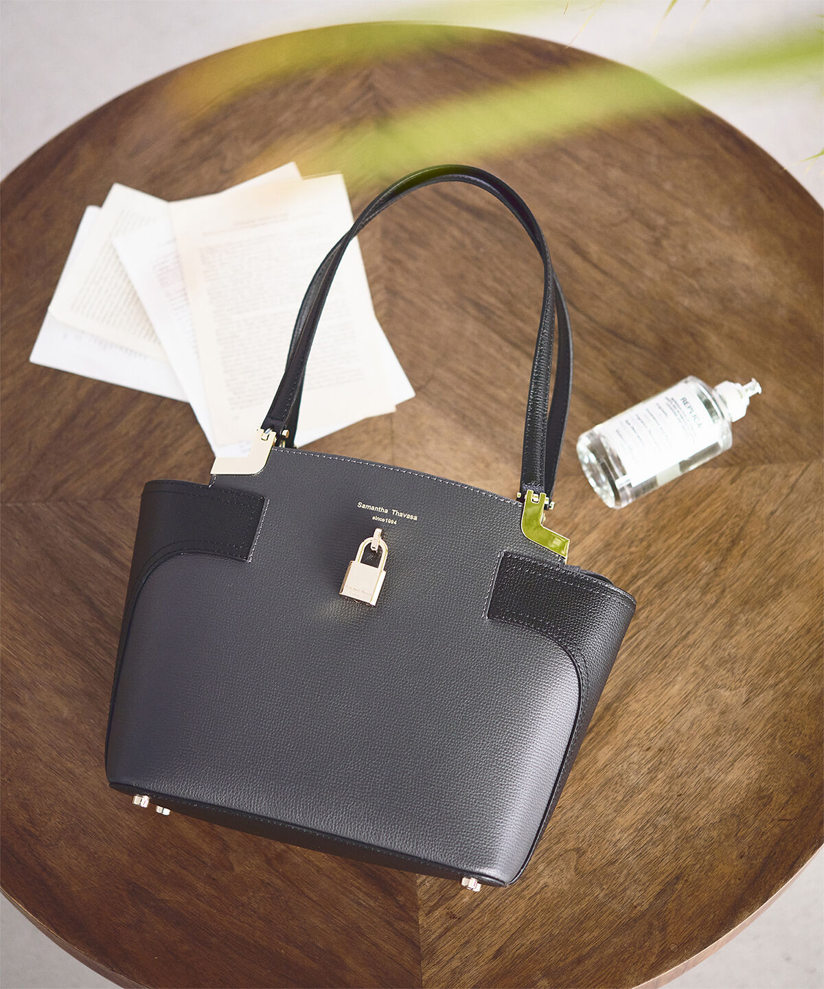 Samantha Thavasa「バイカラースクエアトートバッグ」|トートバッグ|