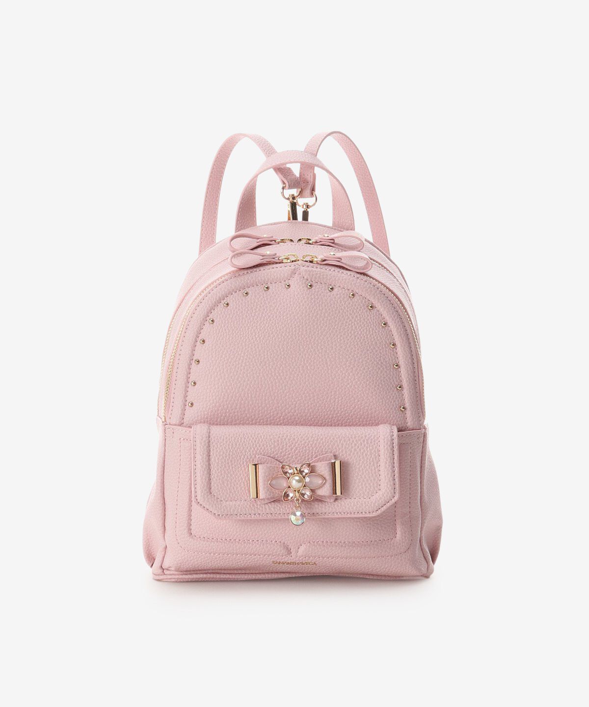 Samantha Vega「ビジューリボンリュック(小)」|リュック|ﾋﾟﾝｸﾍﾞｰｼﾞｭ