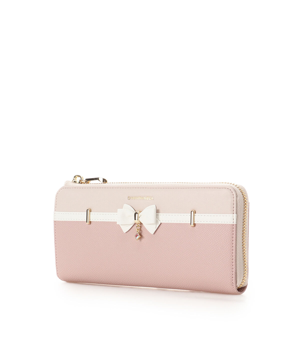 Samantha Vega「バイカラーアクセントリボン長財布」|財布|