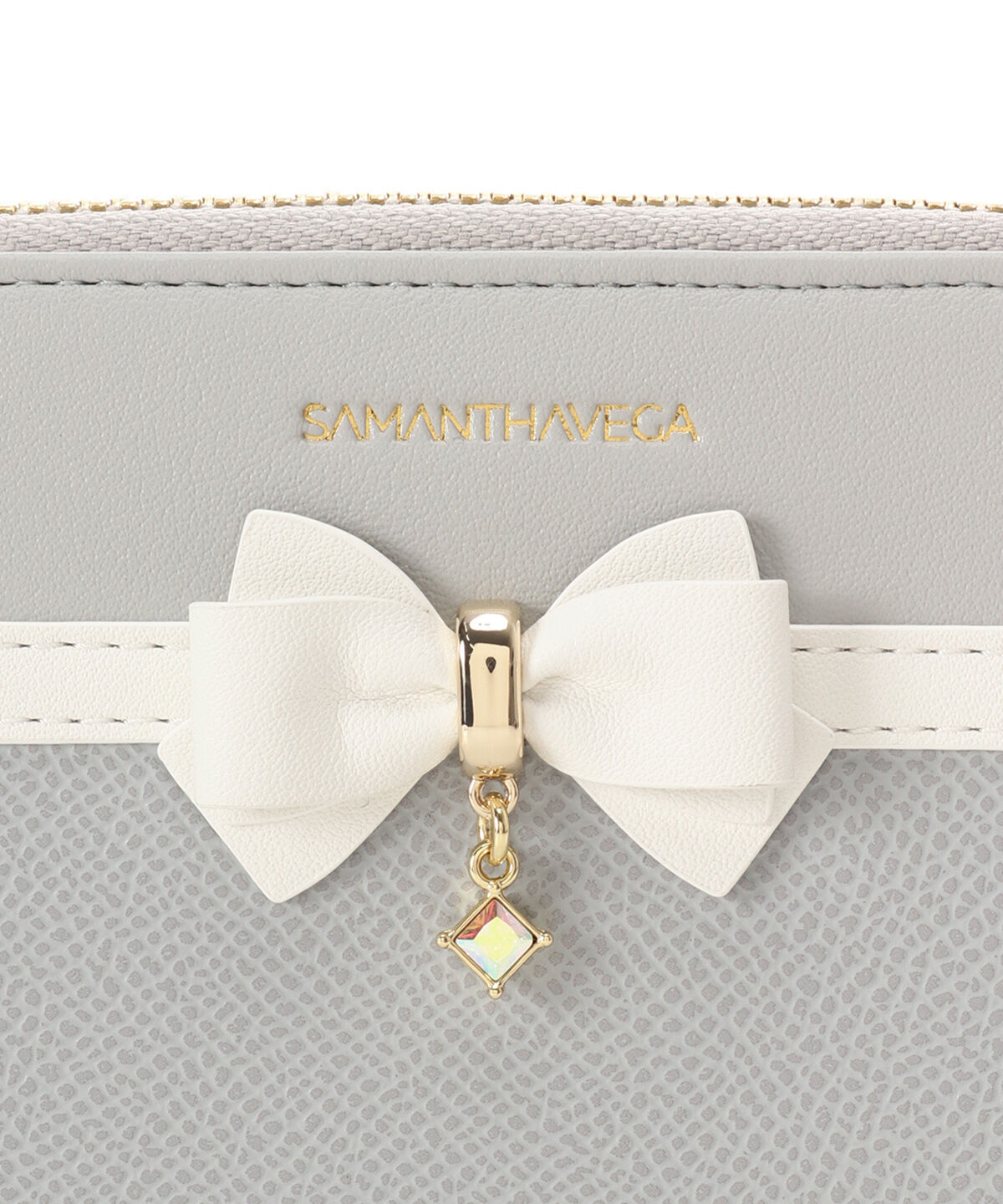 Samantha Vega「バイカラーアクセントリボン長財布」|財布|