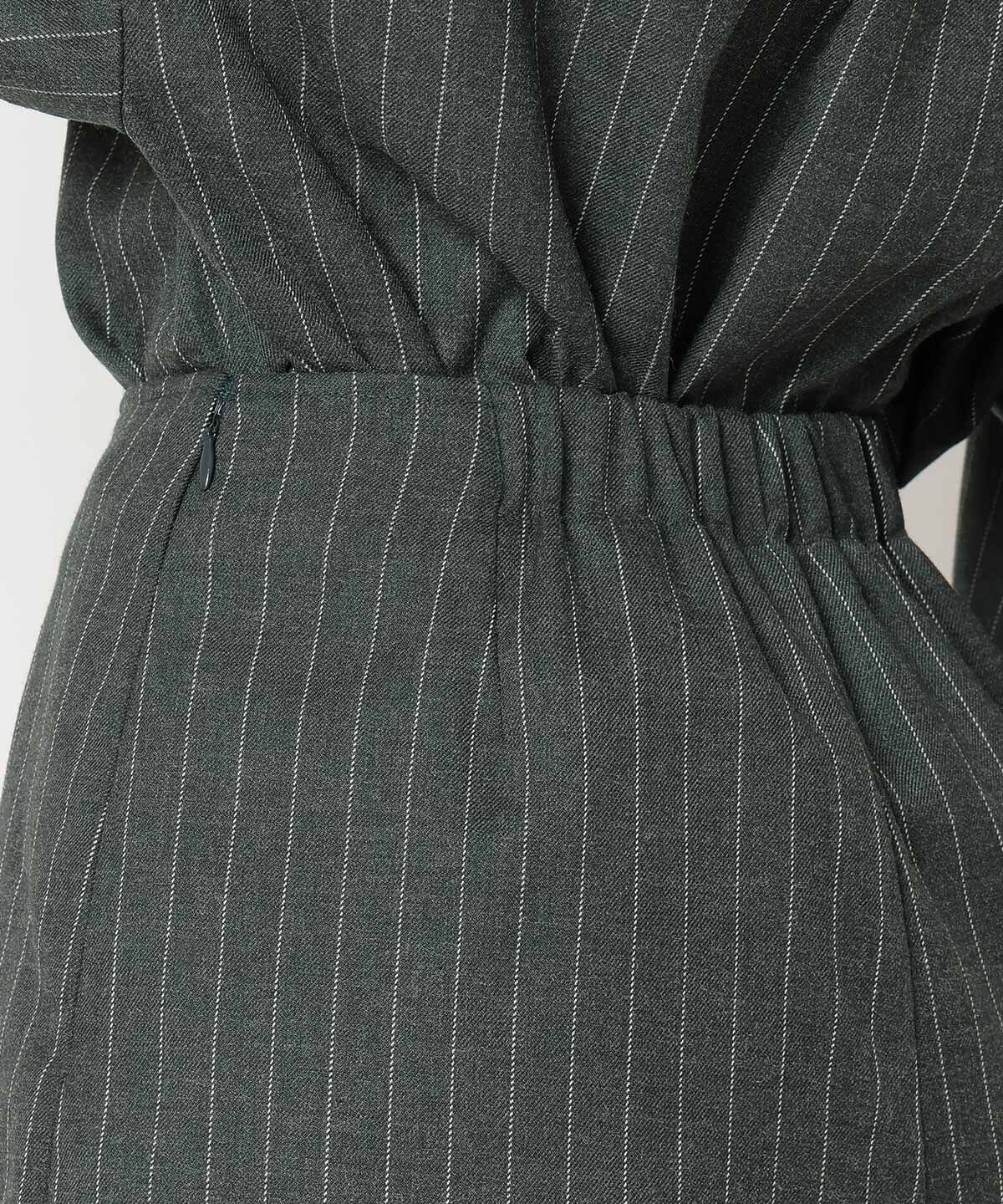 REDYAZEL「ストライプラップミニスカパン」|台形|