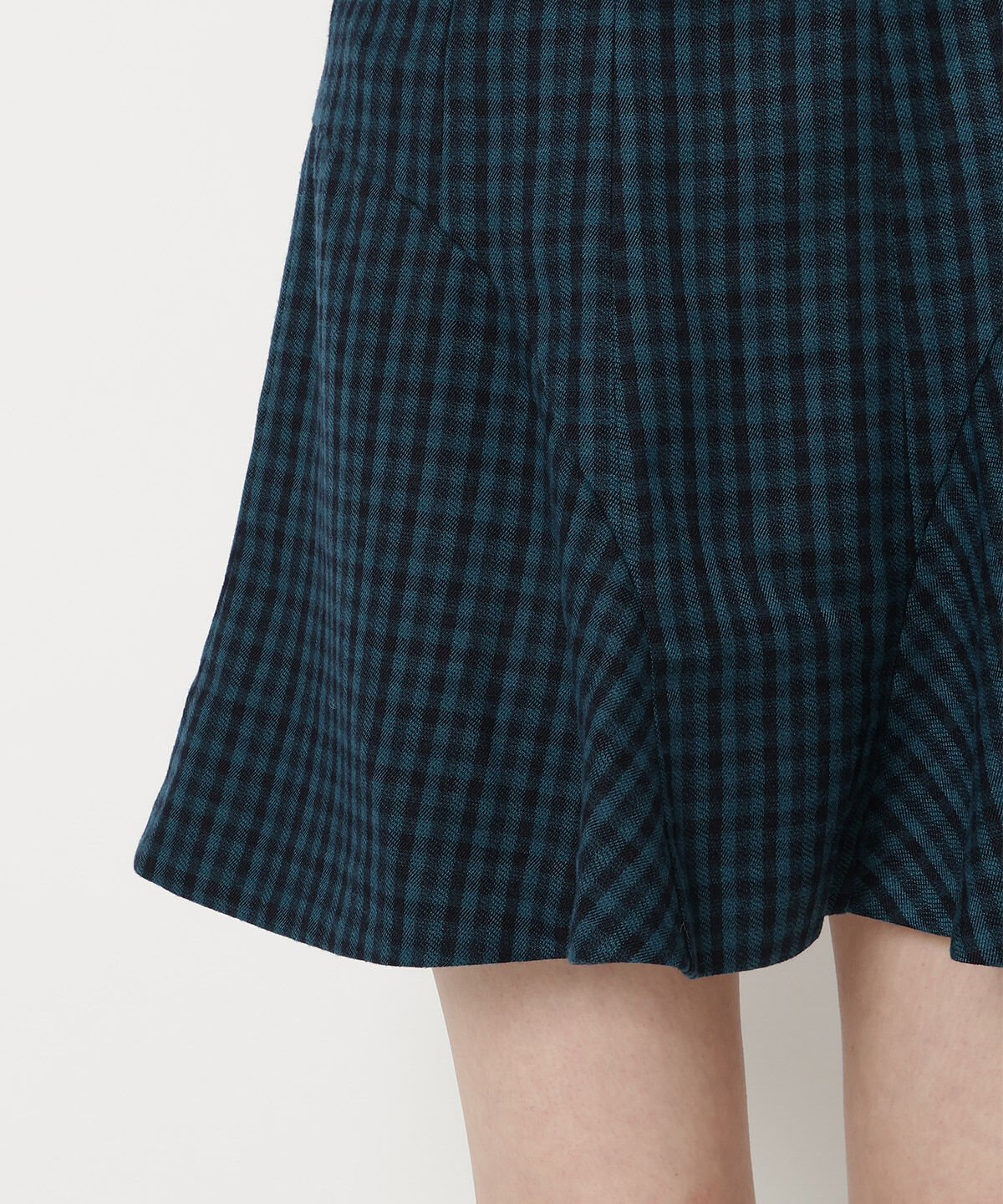 REDYAZEL「ベルト付きマーメイドミニスカート」|フレア|