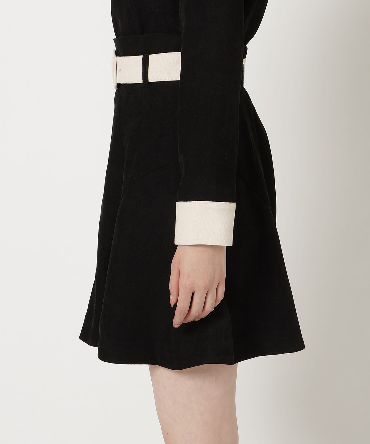 REDYAZEL「ベルト付きマーメイドミニスカート」|フレア|