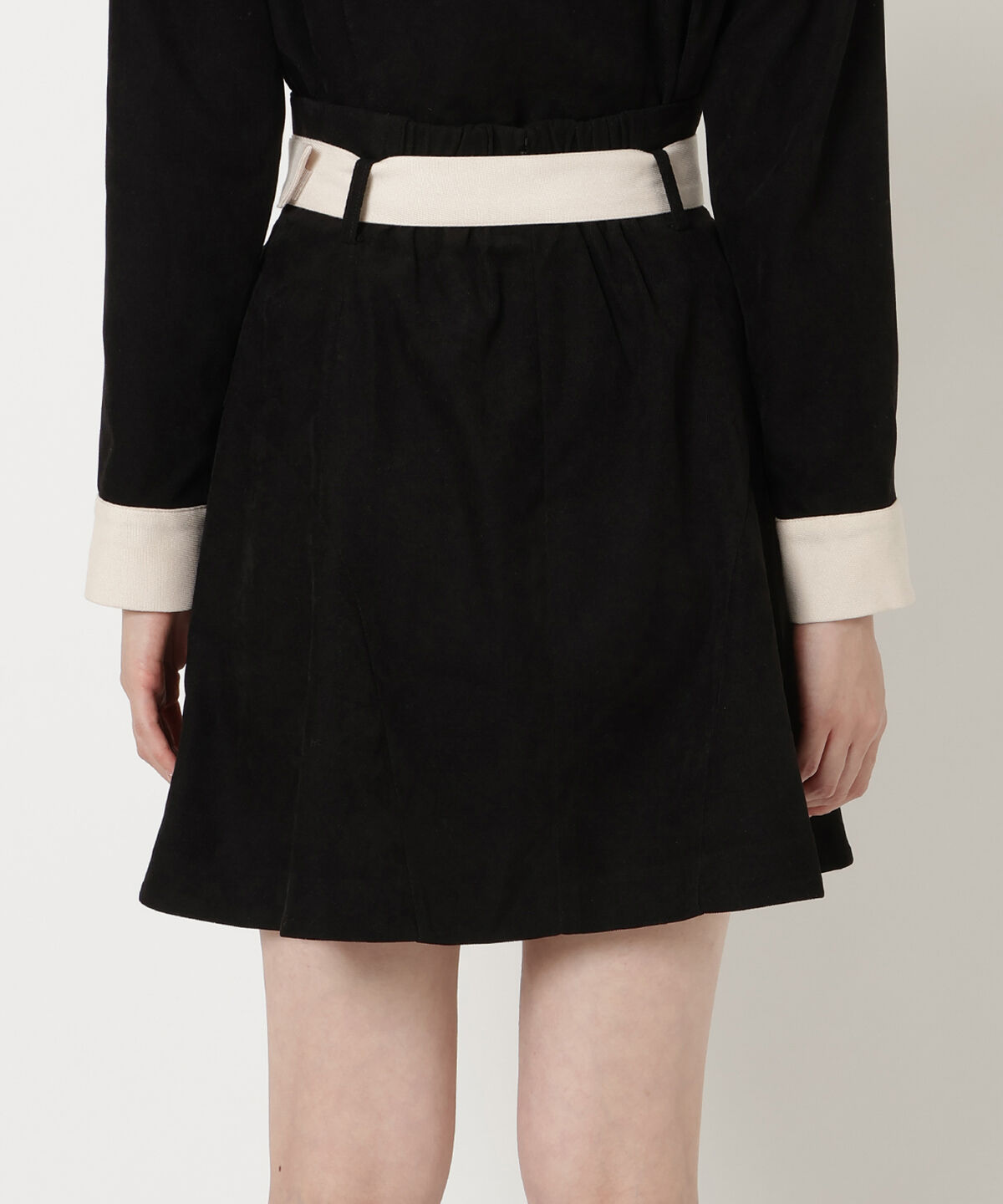REDYAZEL「ベルト付きマーメイドミニスカート」|フレア|