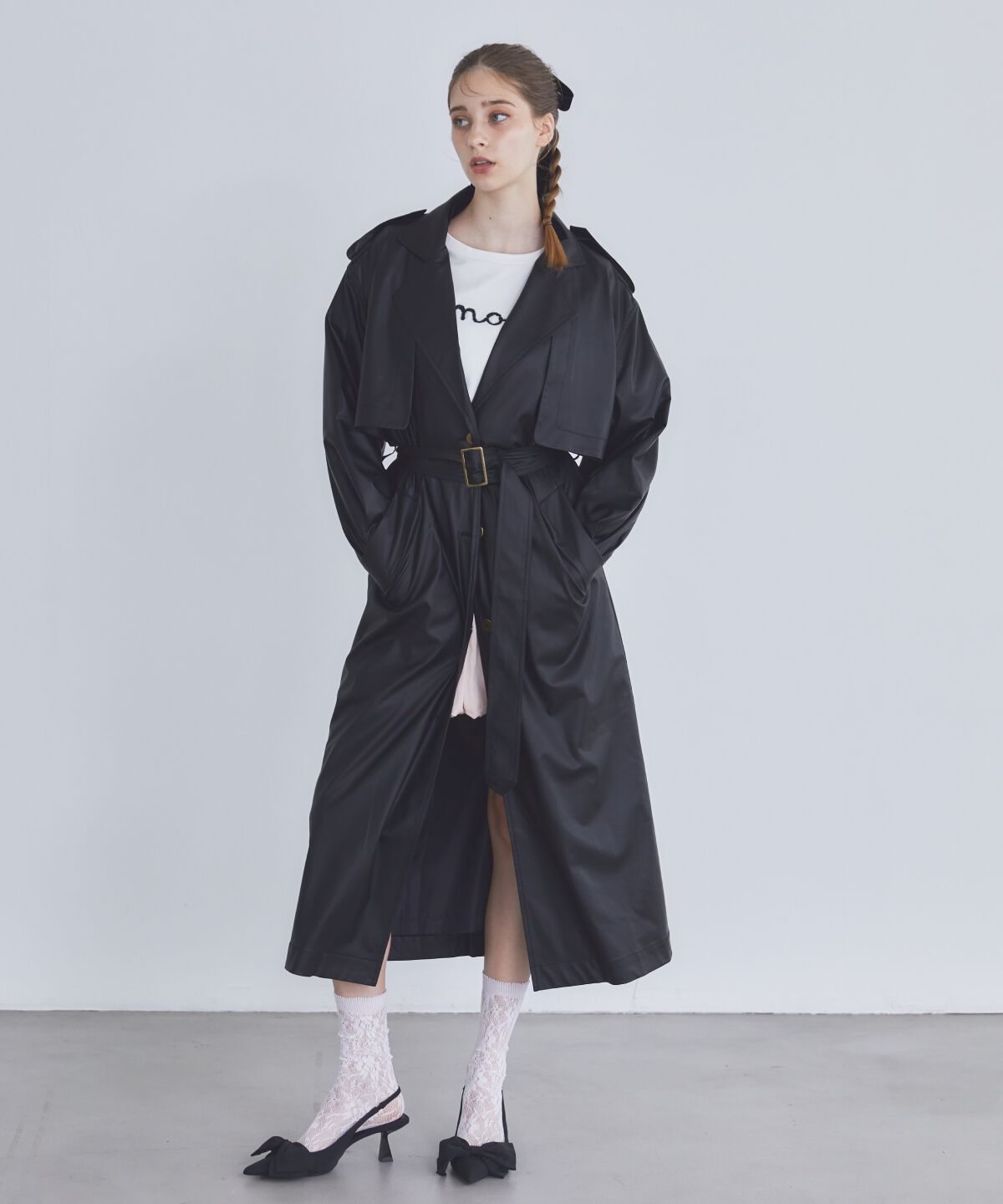 REDYAZEL「バリエトレンチコート」|トレンチコート|ブラック