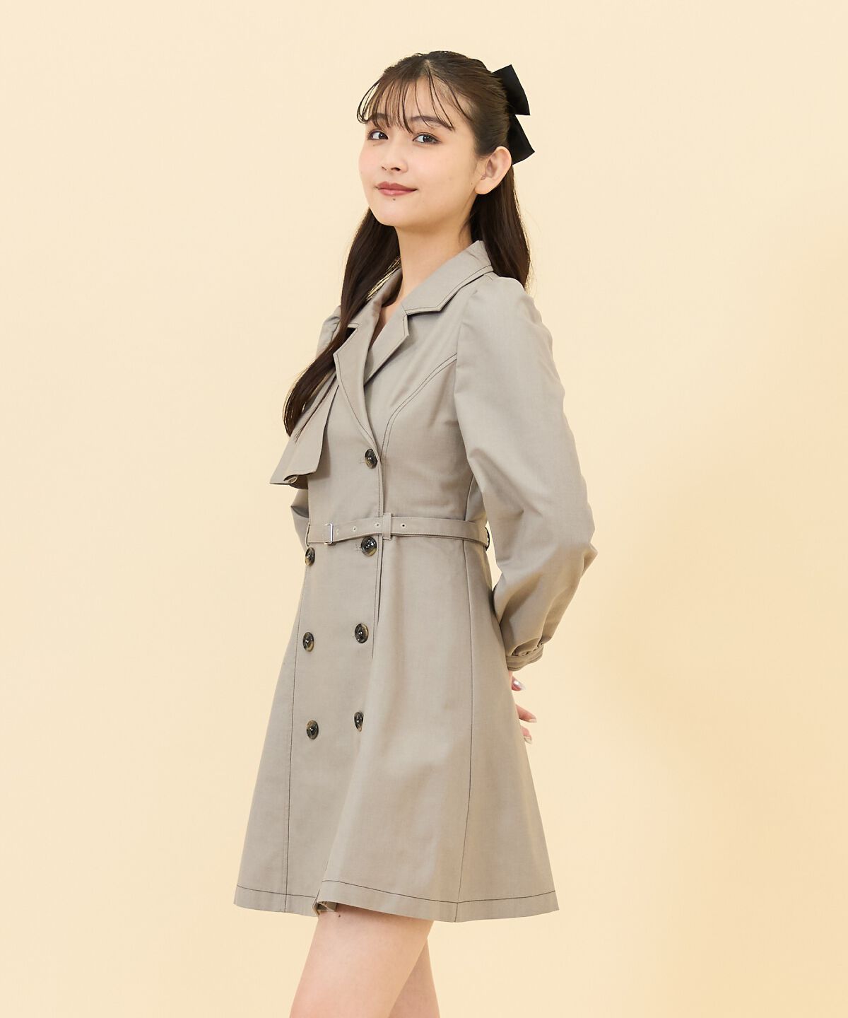 REDYAZEL「ダブルボタンジャケットミニワンピース」|ワンピース|