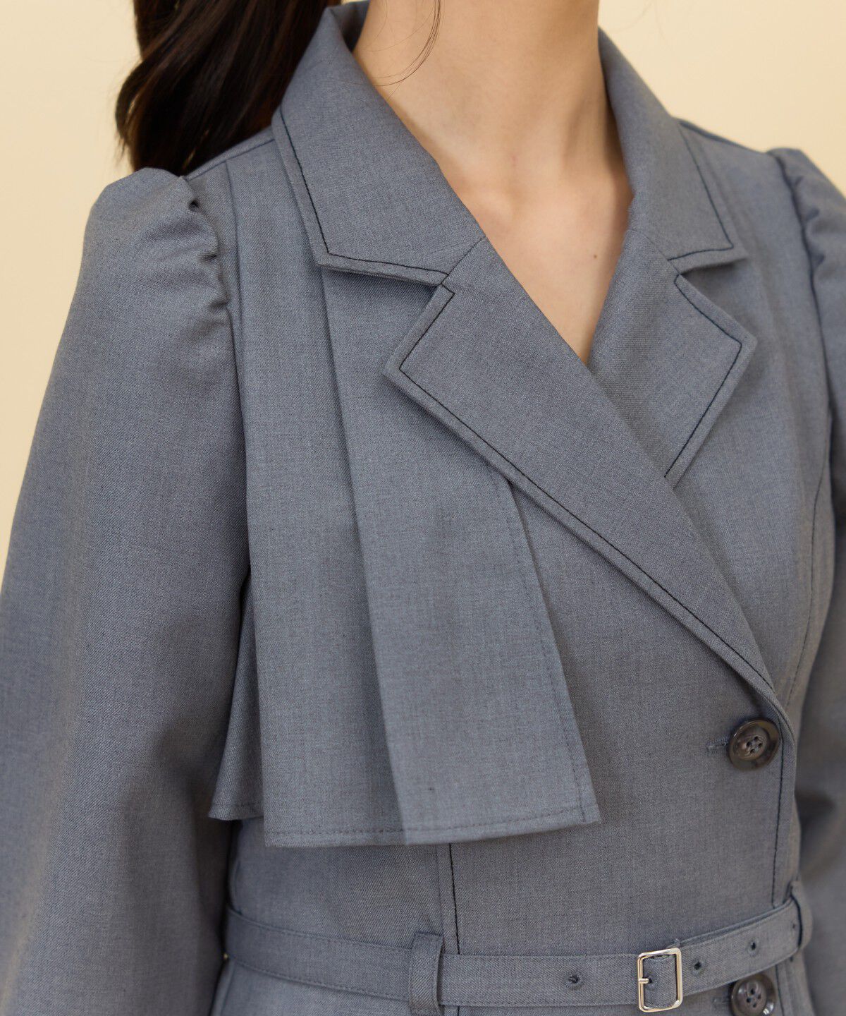 REDYAZEL「ダブルボタンジャケットミニワンピース」|ワンピース|