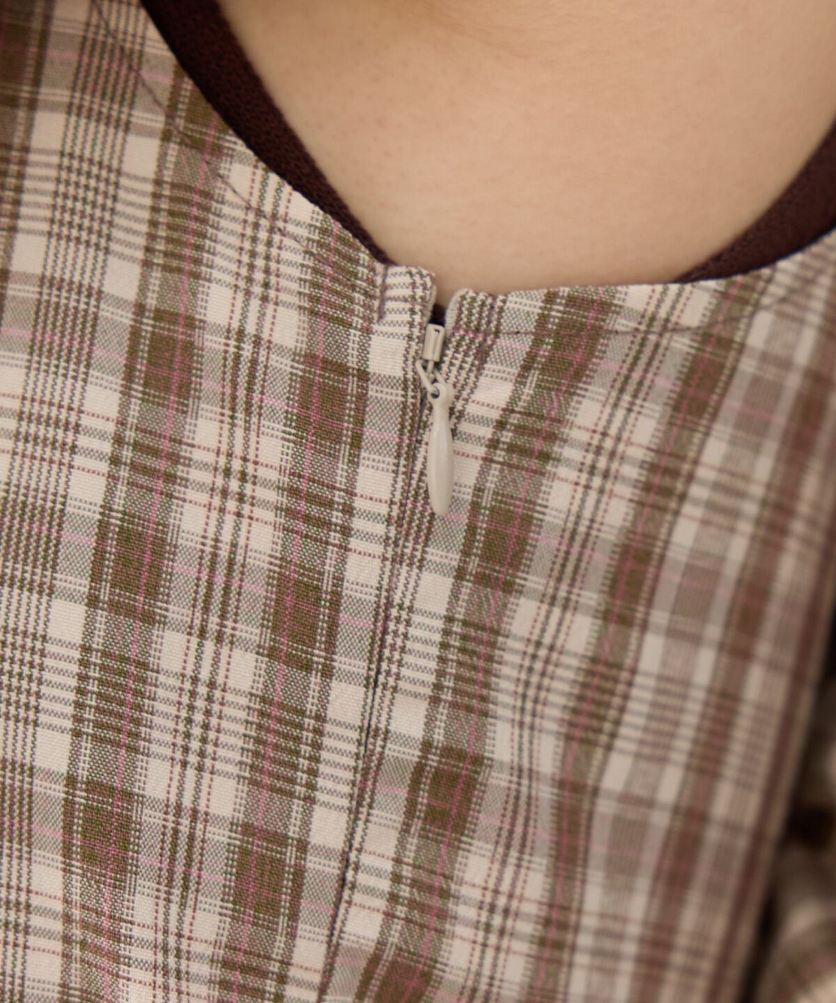 REDYAZEL「2wayフリルショルダーチェックワンピース」|ワンピース|