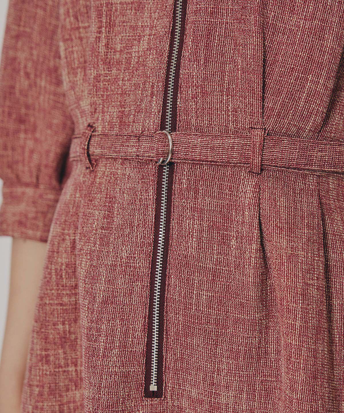 REDYAZEL「カラーミックスフロントZIPワンピース」|ワンピース|