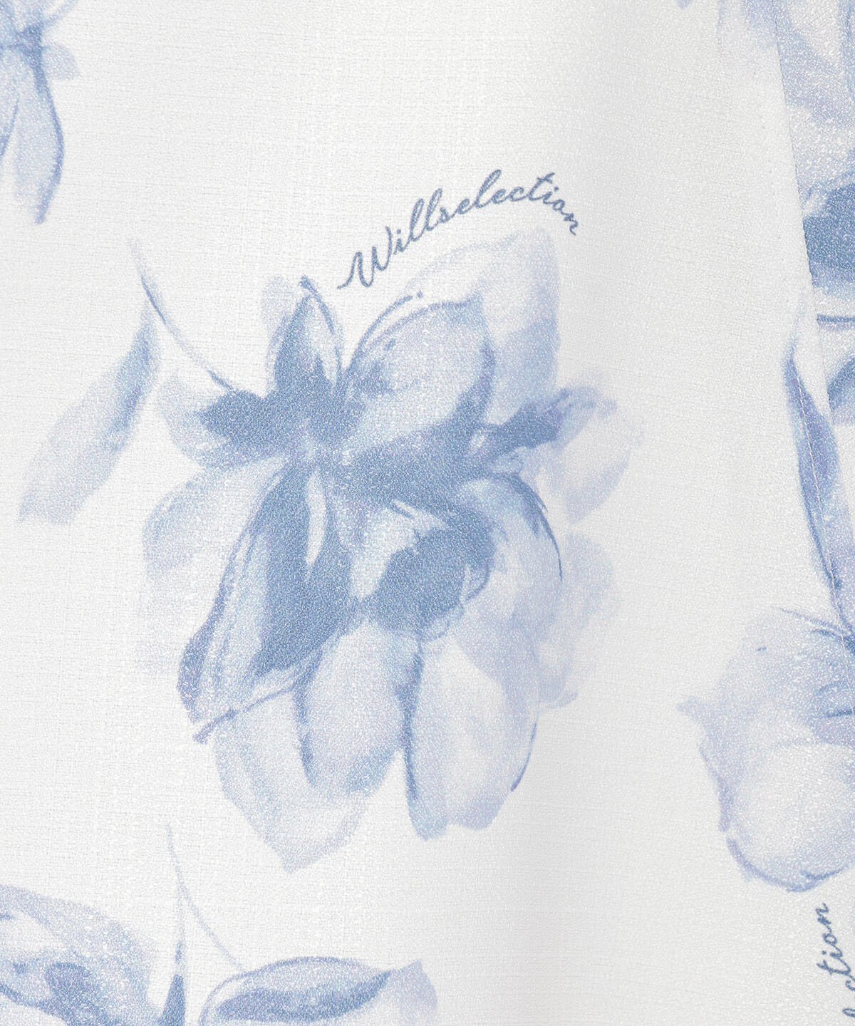 WILLSELECTION「水彩フラワープリントスカート」|フレア|