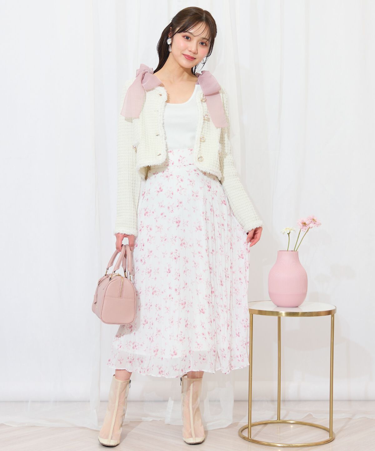 WILLSELECTION「ショルダーリボンテレコキャミソール」|キャミソール|