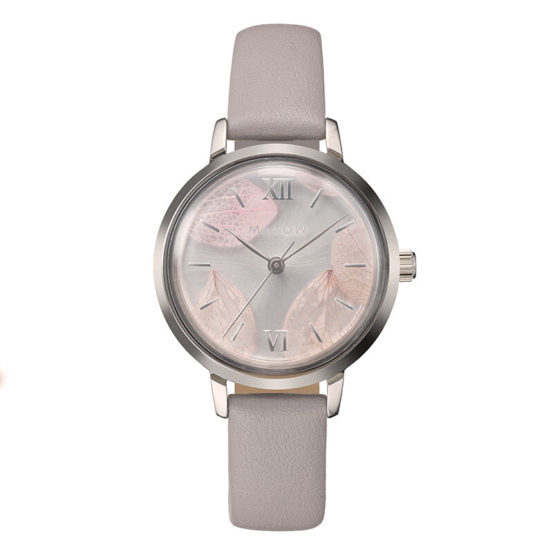 MATOW「〈MATOW (マトウ)〉Shiki Bouquet 花霞 ｼﾙﾊﾞｰﾗｲﾗｯｸﾚｻﾞｰ」|腕時計|SILVER