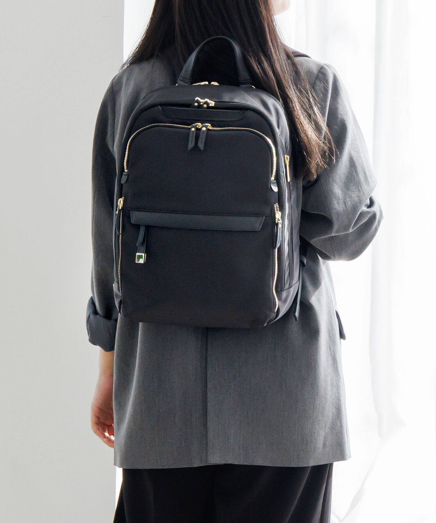 ace.「ace.／エース ラプリム リュック レディースビジネス A4 13.3インチサイズ 68801」|リュック|ブラックLG