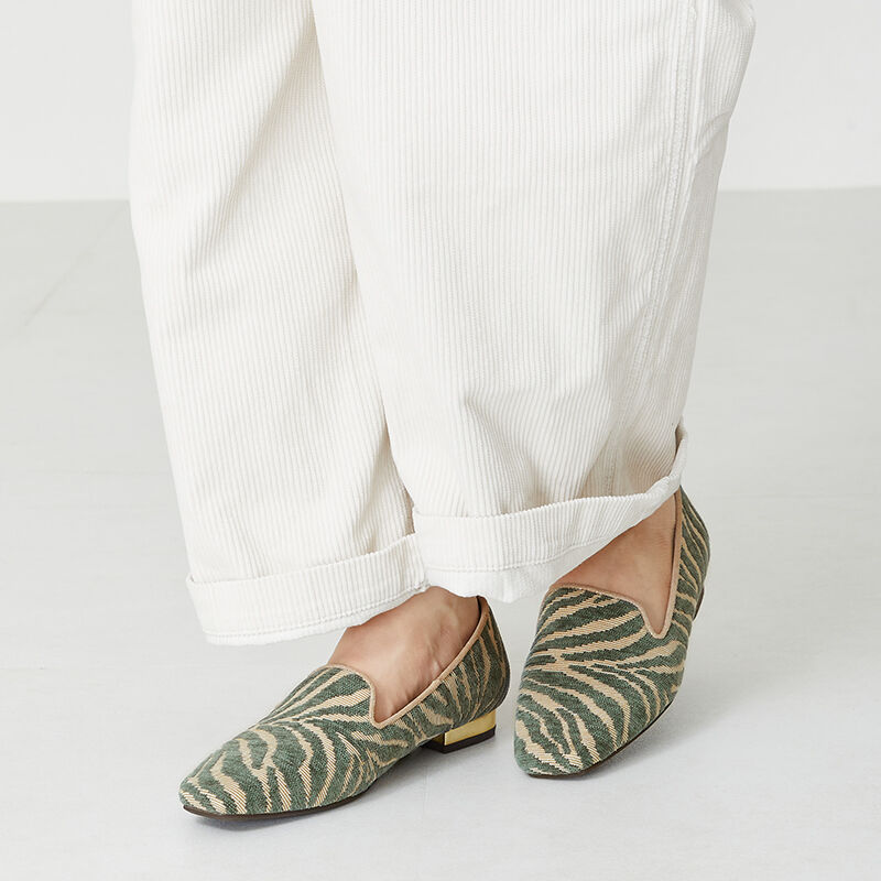 WA Oriental TRaffic「ゴールドヒールオペラシューズ/32304」|パンプス|GREEN