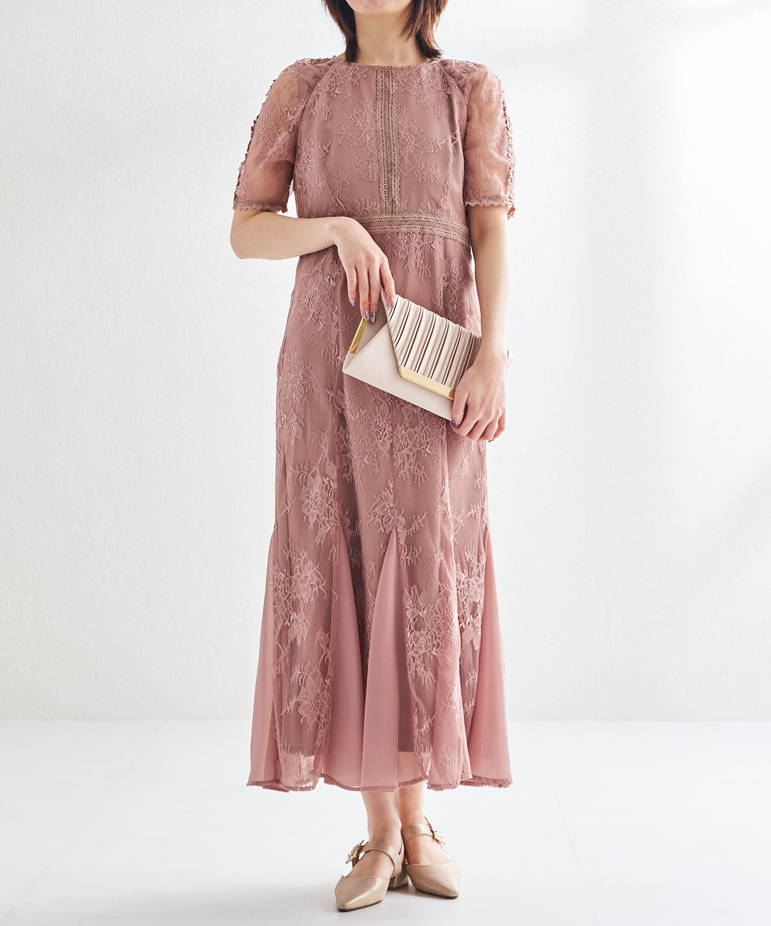 ORiental TRaffic「【オケージョン】●2025春夏新作●ビジューバックストラップローヒールパンプス/MOR111」|パンプス|