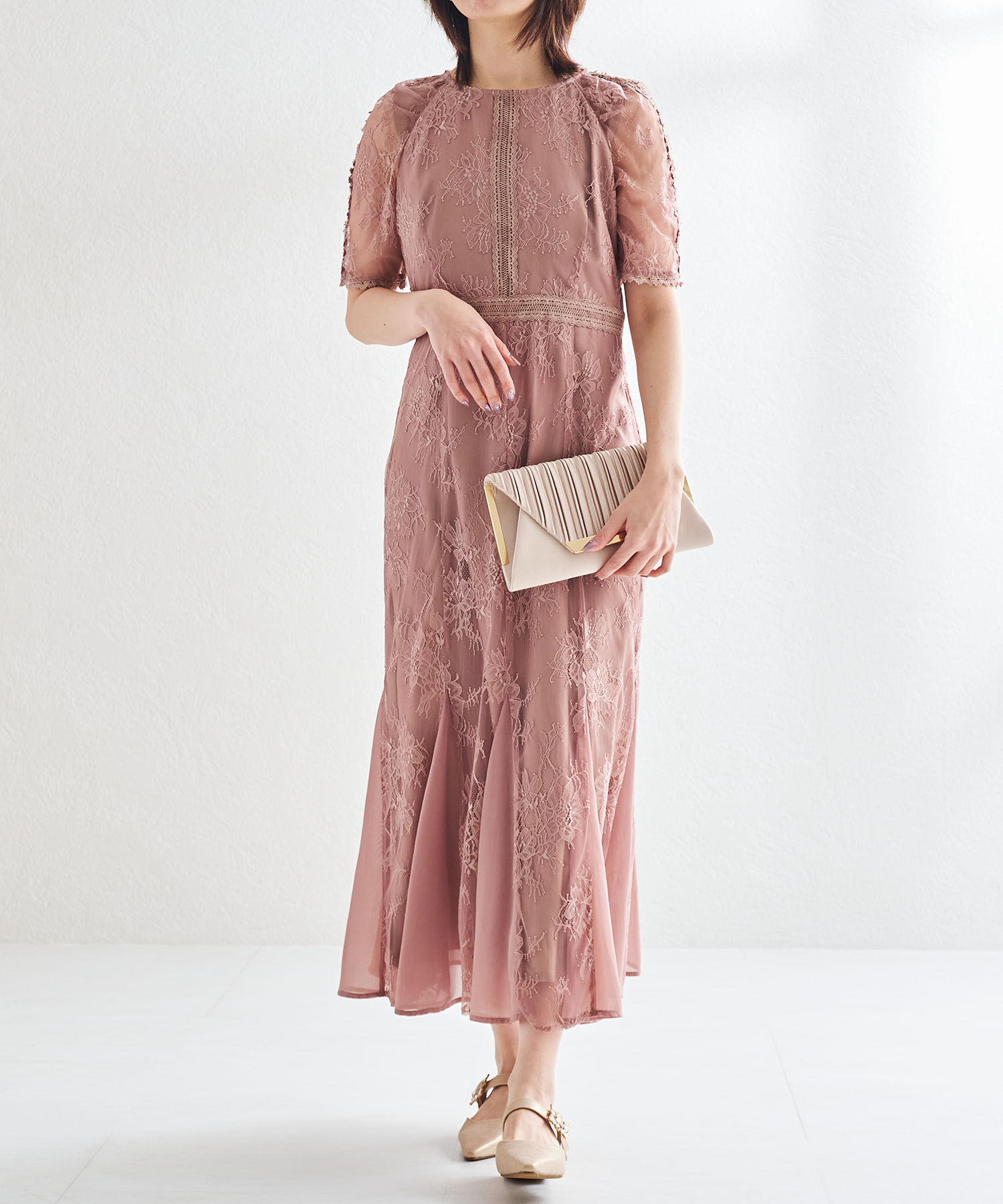 ORiental TRaffic「【オケージョン】●2025春夏新作●ビジューバックストラップローヒールパンプス/MOR111」|パンプス|