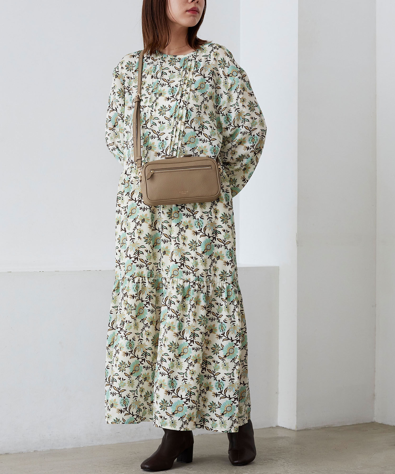 TOPKAPI TREASURE「【TREASURE TOPKAPI】シュリンクレザー スクエア 2way ショルダー バッグ」|ショルダー・メッセンジャー|