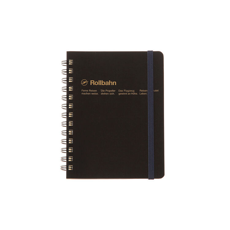 Rollbahn「ロルバーンポケット付メモM」|ステーショナリー|ブラック