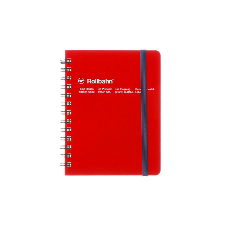 Rollbahn「ロルバーンポケット付メモM」|ステーショナリー|レッド