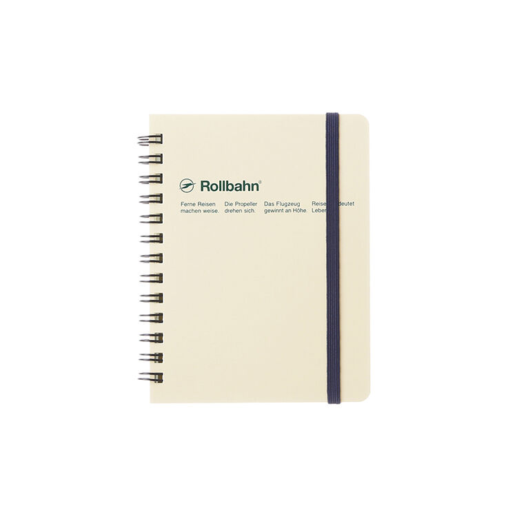 Rollbahn「ロルバーンポケット付メモM」|ステーショナリー|クリーム