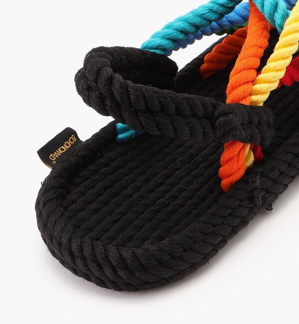 BOHONOMAD「【BOHONOMAD】ケープポイント/ブラック マルチカラー/サンダル メンズ レディース」|サンダル|