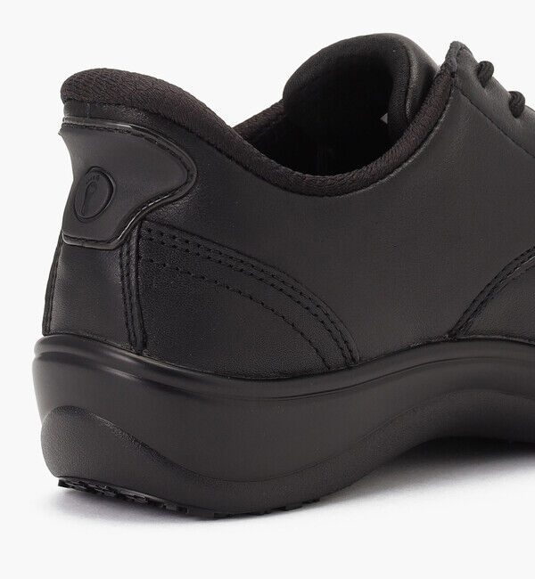 Orthofeet「【オーソフィート】クローデット ミディアム/ブラック ナチュラルレザー/シューズ レディース」|スニーカー|