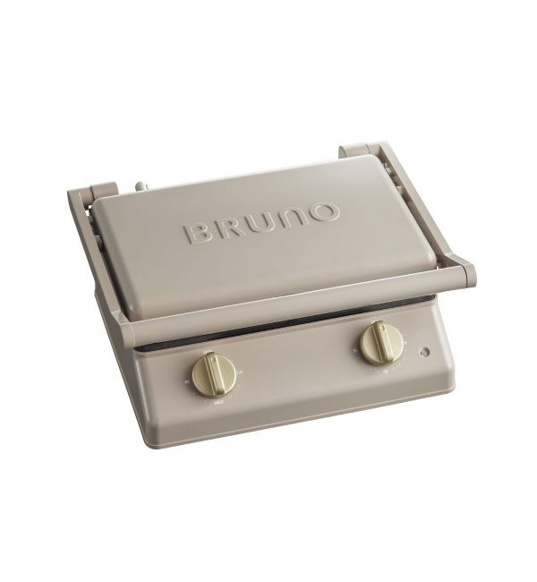 BRUNO「グリルサンドメーカー ダブル」|電化製品|グレージュ